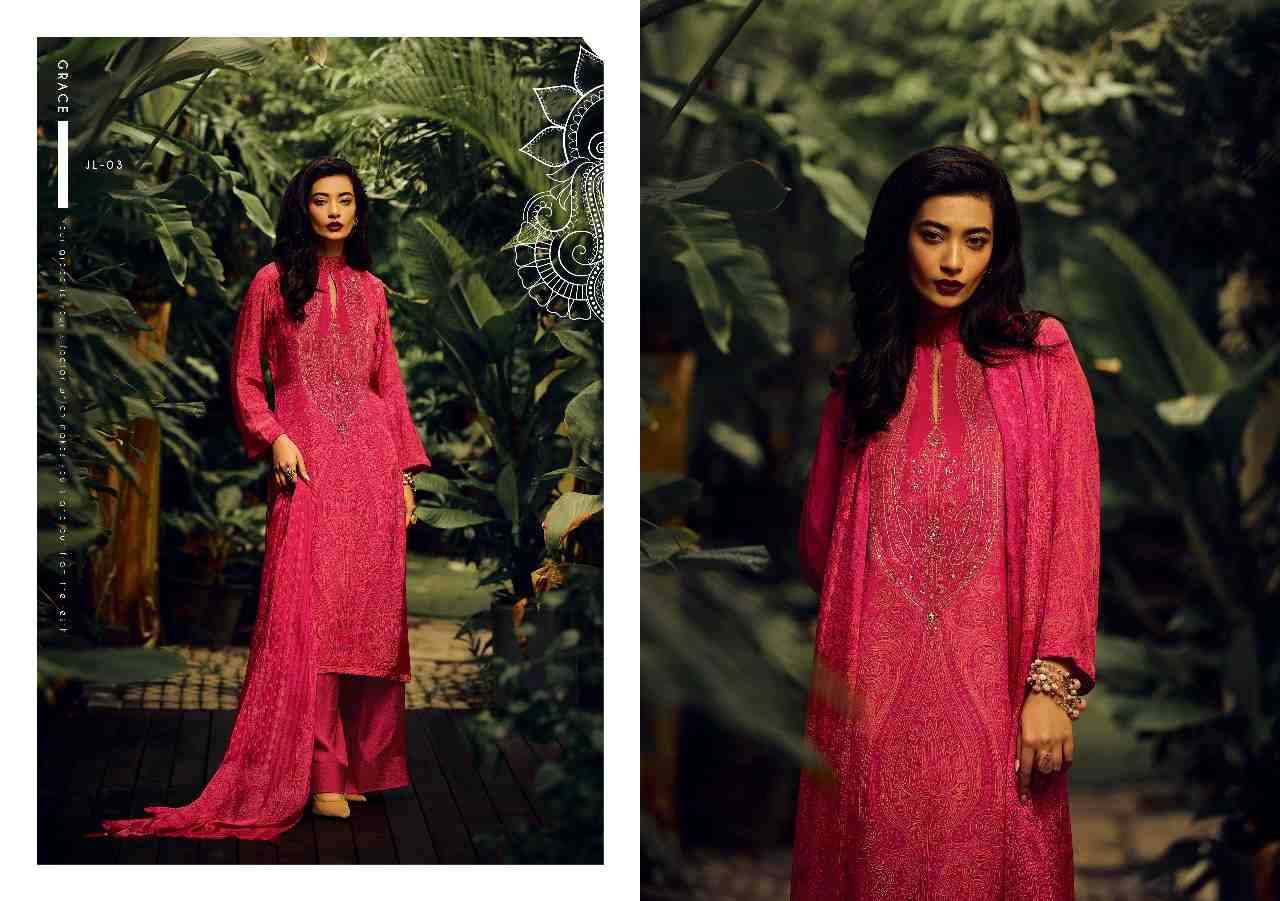 Jaal By Varsha 01 To 06 Series Designer Festive Suits Beautiful Stylish Colorful Fancy Party Wear & Occasional Wear Pashmina Silk Embroidered Dresses At Wholesale Price