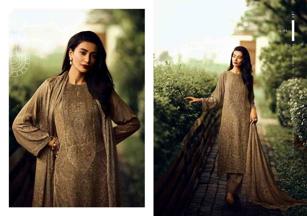 Jaal By Varsha 01 To 06 Series Designer Festive Suits Beautiful Stylish Colorful Fancy Party Wear & Occasional Wear Pashmina Silk Embroidered Dresses At Wholesale Price