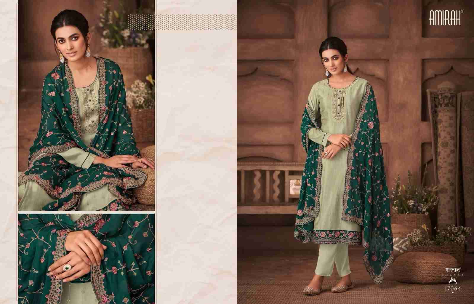 Gulnaz Vol-2 By Amirah 17061 To 17066 Series Beautiful Stylish Festive Suits Fancy Colorful Casual Wear & Ethnic Wear & Ready To Wear Chinnon Silk Dresses At Wholesale Price