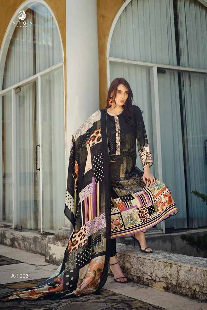 Fasurd By Aiqa 1001 To 1008 Series Beautiful Festive Suits Colorful Stylish Fancy Casual Wear & Ethnic Wear Pure Pashmina With Work Dresses At Wholesale Price