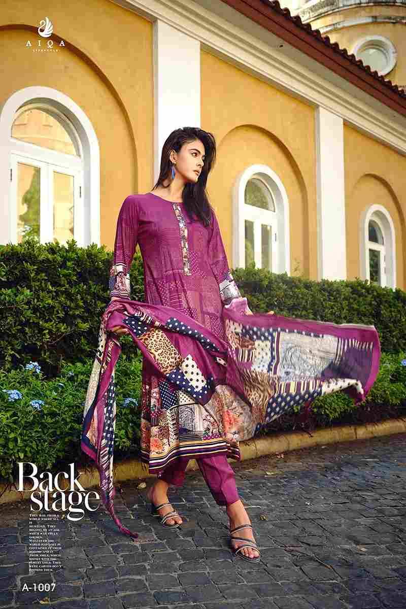 Fasurd By Aiqa 1001 To 1008 Series Beautiful Festive Suits Colorful Stylish Fancy Casual Wear & Ethnic Wear Pure Pashmina With Work Dresses At Wholesale Price