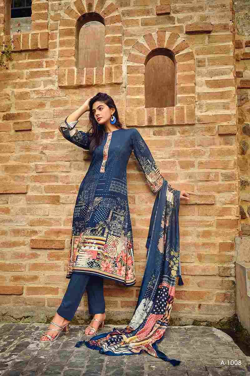Fasurd By Aiqa 1001 To 1008 Series Beautiful Festive Suits Colorful Stylish Fancy Casual Wear & Ethnic Wear Pure Pashmina With Work Dresses At Wholesale Price