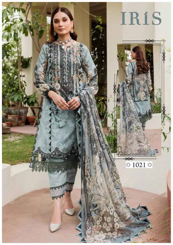 Afsanah Vol-3 By Iris 1021 To 1030 Series Designer Festive Suits Beautiful Stylish Fancy Colorful Party Wear & Occasional Wear Pure Cotton Print Dresses At Wholesale Price