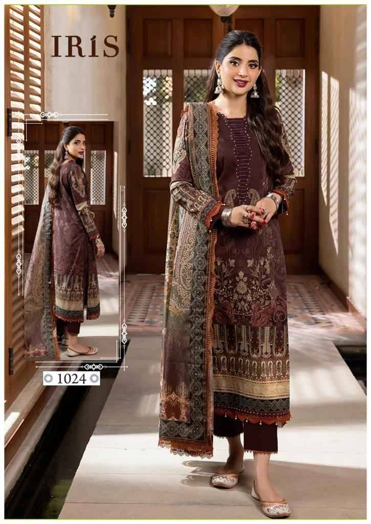 Afsanah Vol-3 By Iris 1021 To 1030 Series Designer Festive Suits Beautiful Stylish Fancy Colorful Party Wear & Occasional Wear Pure Cotton Print Dresses At Wholesale Price
