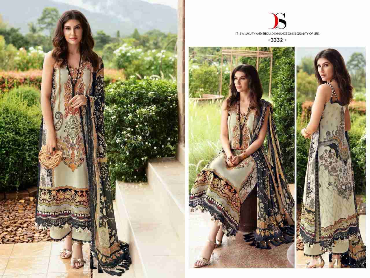 Firdous Queens Court Vol-5 By Deepsy Suits 3331 To 3338 Series Beautiful Pakistani Suits Colorful Stylish Fancy Casual Wear Pure Cotton Embroidered Dresses At Wholesale Price