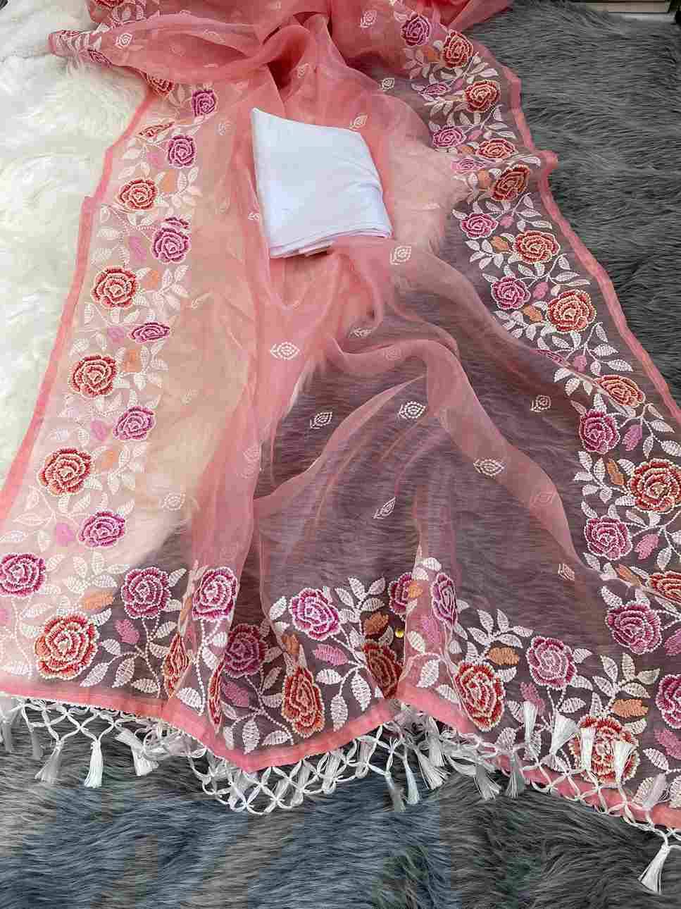 Jagruti By Fashid Wholesale 01 To 04 Series Indian Traditional Wear Collection Beautiful Stylish Fancy Colorful Party Wear & Occasional Wear Organza Silk Sarees At Wholesale Price