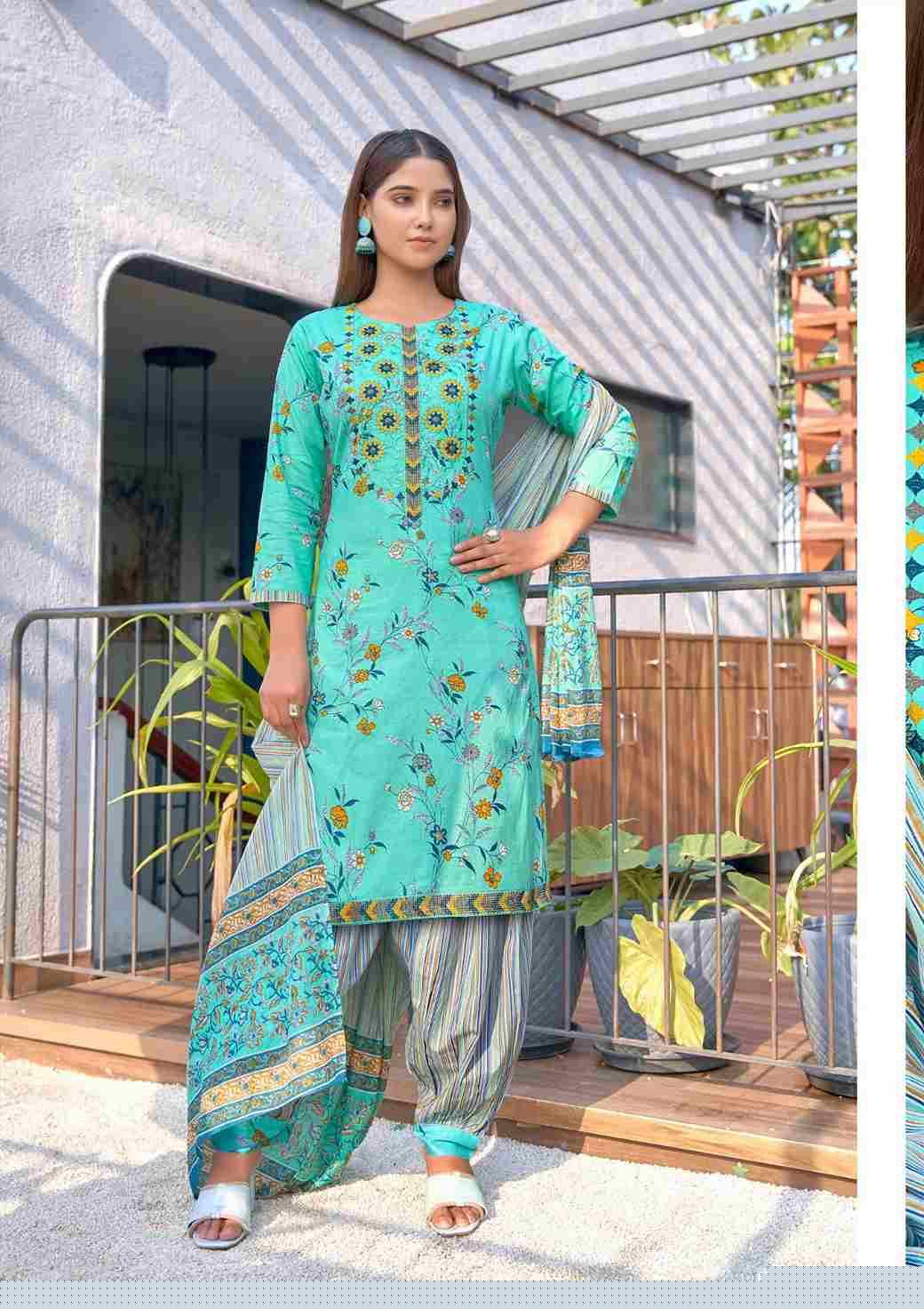 Guzarish By Yashika Trends 1001 To 1008 Series Beautiful Stylish Festive Suits Fancy Colorful Casual Wear & Ethnic Wear & Ready To Wear Heavy Cotton Embroidered Dresses At Wholesale Price