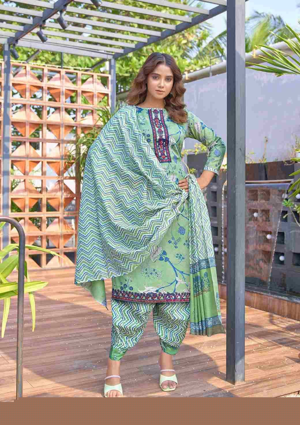 Guzarish By Yashika Trends 1001 To 1008 Series Beautiful Stylish Festive Suits Fancy Colorful Casual Wear & Ethnic Wear & Ready To Wear Heavy Cotton Embroidered Dresses At Wholesale Price