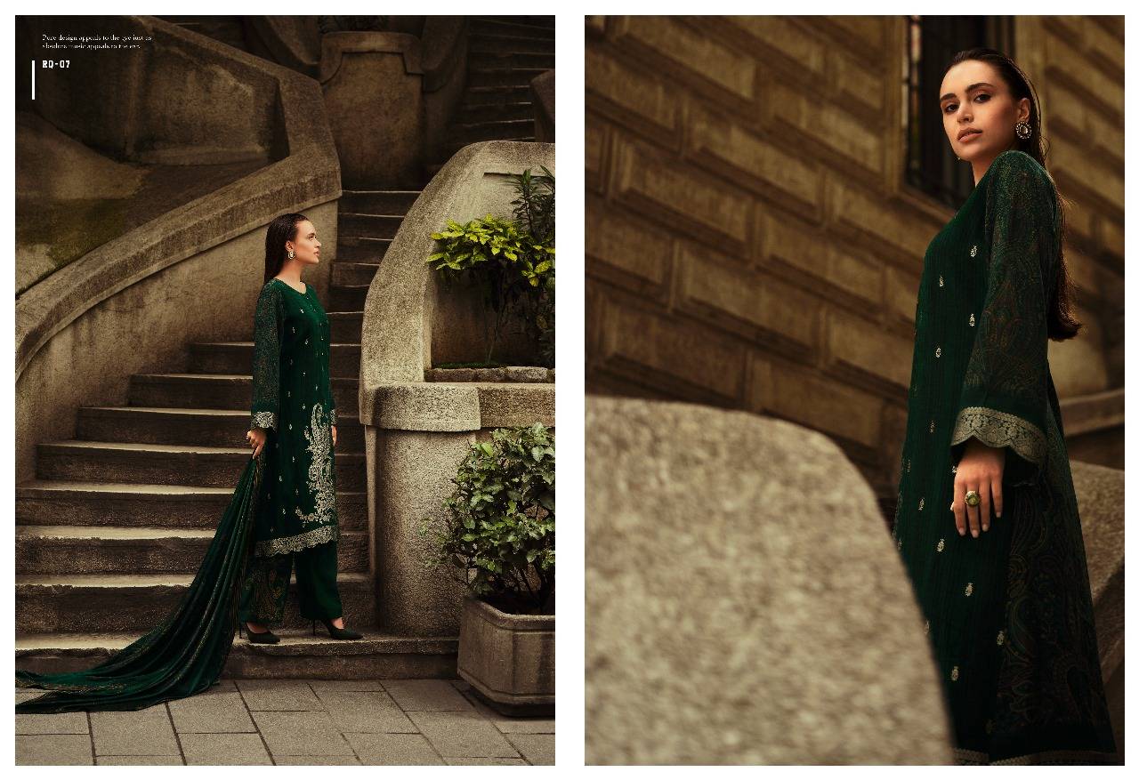 Rashaqat By Varsha 01 To 07 Series Designer Festive Suits Beautiful Stylish Colorful Fancy Party Wear & Occasional Wear Silk Digital Print Dresses At Wholesale Price