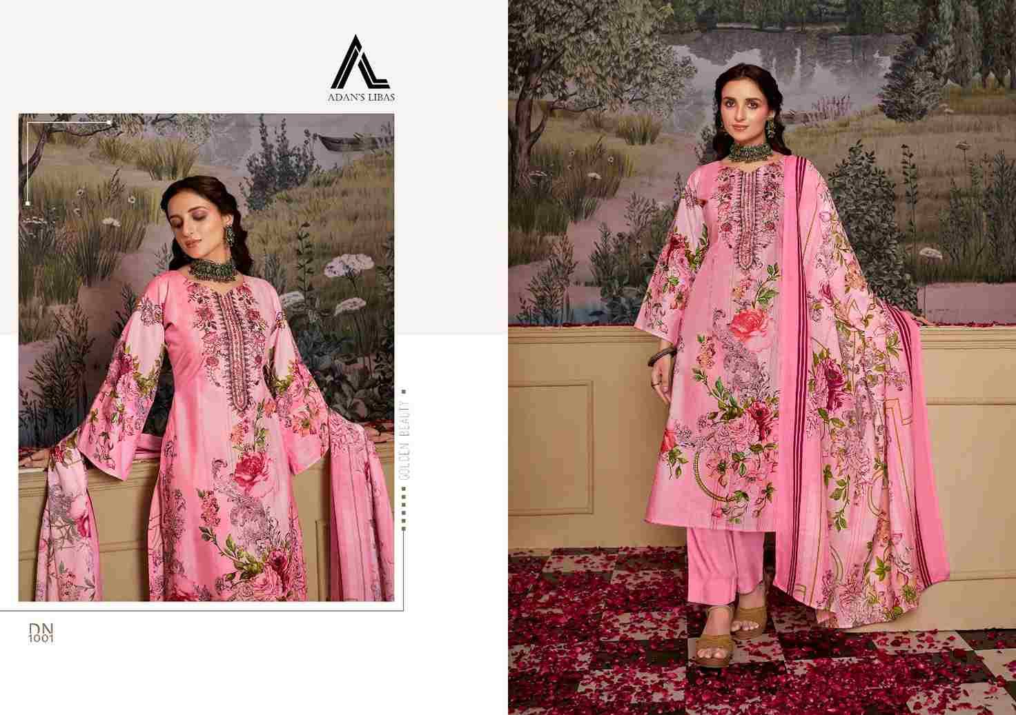 Naira Vol-27 By Adans Libas 1001 To 1008 Series Beautiful Festive Suits Stylish Fancy Colorful Casual Wear & Ethnic Wear Pure Cotton Print Dresses At Wholesale Price