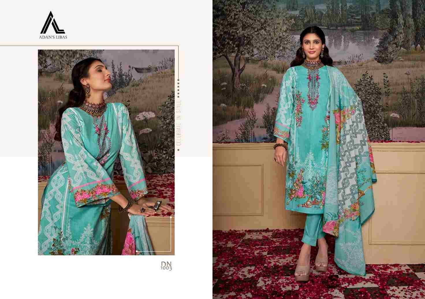 Naira Vol-27 By Adans Libas 1001 To 1008 Series Beautiful Festive Suits Stylish Fancy Colorful Casual Wear & Ethnic Wear Pure Cotton Print Dresses At Wholesale Price