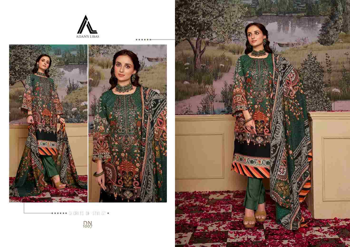 Naira Vol-27 By Adans Libas 1001 To 1008 Series Beautiful Festive Suits Stylish Fancy Colorful Casual Wear & Ethnic Wear Pure Cotton Print Dresses At Wholesale Price