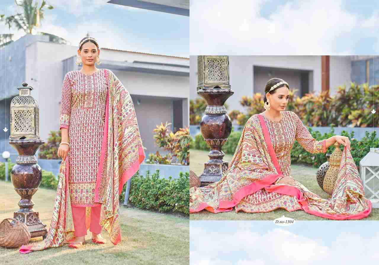 Kashmir Ki Kali Vol-13 By Radha Fab 1301 To 1310 Series Beautiful Festive Suits Colorful Stylish Fancy Casual Wear & Ethnic Wear Pure Pashmina Embroidered Dresses At Wholesale Price