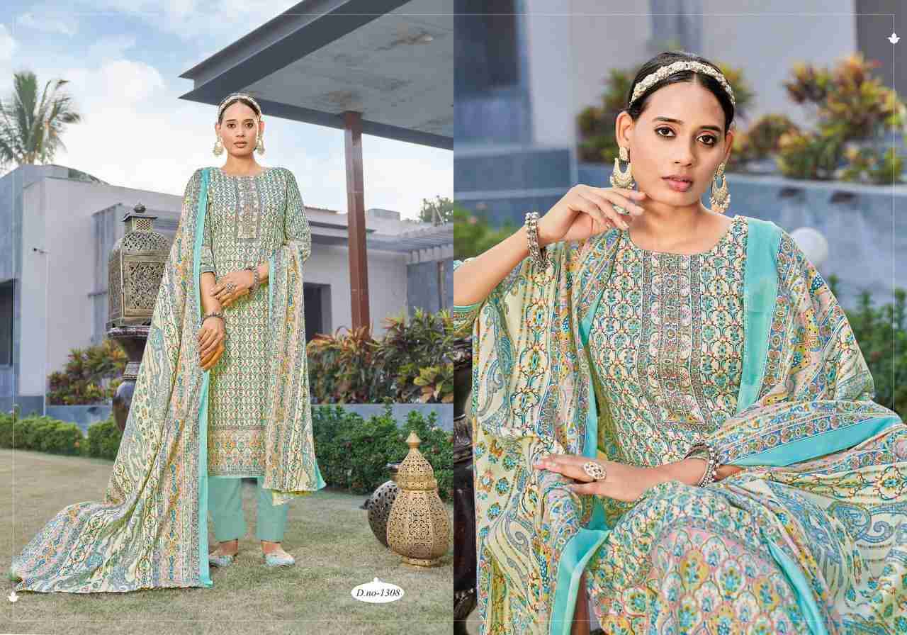 Kashmir Ki Kali Vol-13 By Radha Fab 1301 To 1310 Series Beautiful Festive Suits Colorful Stylish Fancy Casual Wear & Ethnic Wear Pure Pashmina Embroidered Dresses At Wholesale Price