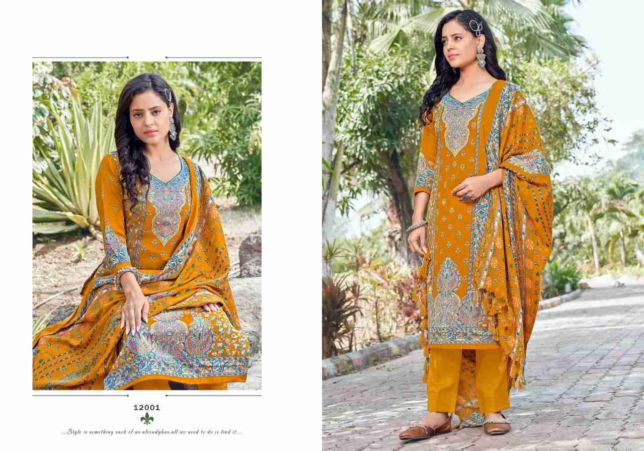 Kashmir Ki Kali Vol-12 By Radha Fab 12001 To 12010 Series Beautiful Festive Suits Colorful Stylish Fancy Casual Wear & Ethnic Wear Pure Pashmina Embroidered Dresses At Wholesale Price