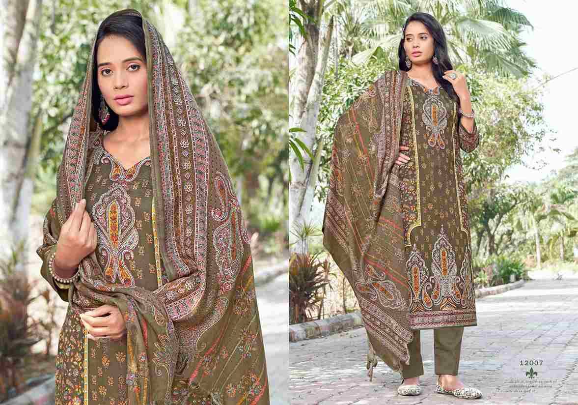 Kashmir Ki Kali Vol-12 By Radha Fab 12001 To 12010 Series Beautiful Festive Suits Colorful Stylish Fancy Casual Wear & Ethnic Wear Pure Pashmina Embroidered Dresses At Wholesale Price