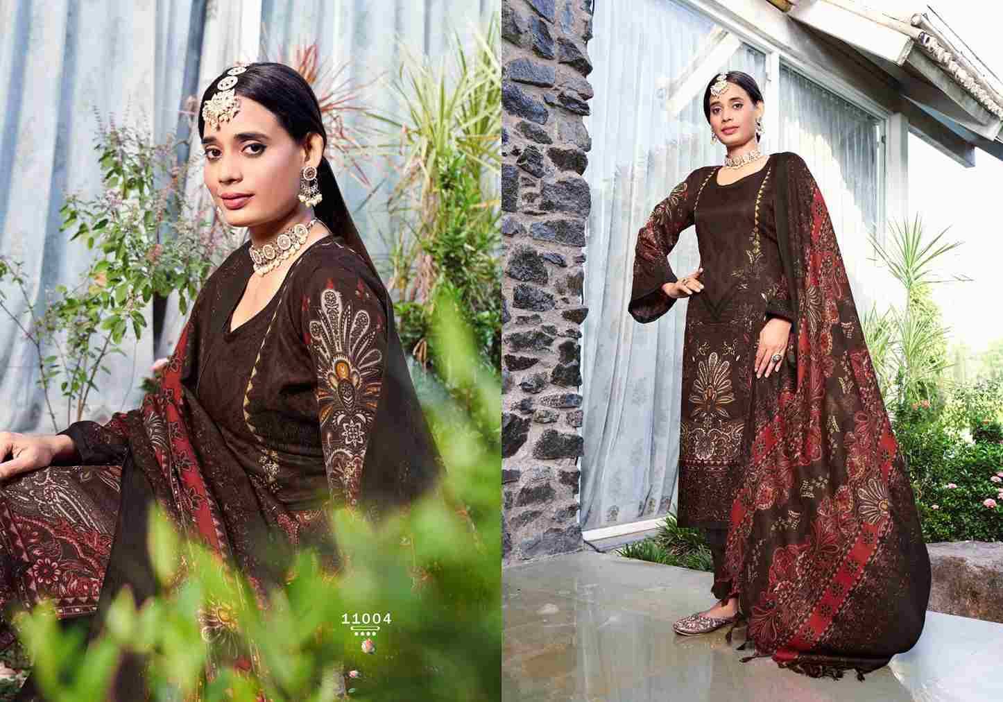 Kashmir Ki Kali Vol-11 By Radha Fab 11001 To 11010 Series Beautiful Festive Suits Colorful Stylish Fancy Casual Wear & Ethnic Wear Pure Pashmina Embroidered Dresses At Wholesale Price