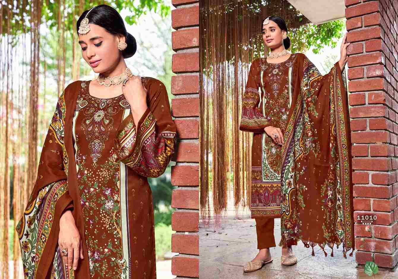 Kashmir Ki Kali Vol-11 By Radha Fab 11001 To 11010 Series Beautiful Festive Suits Colorful Stylish Fancy Casual Wear & Ethnic Wear Pure Pashmina Embroidered Dresses At Wholesale Price