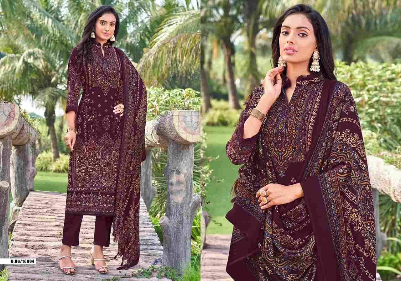 Kashmir Ki Kali Vol-10 By Radha Fab 10001 To 10010 Series Beautiful Festive Suits Colorful Stylish Fancy Casual Wear & Ethnic Wear Pure Pashmina Embroidered Dresses At Wholesale Price