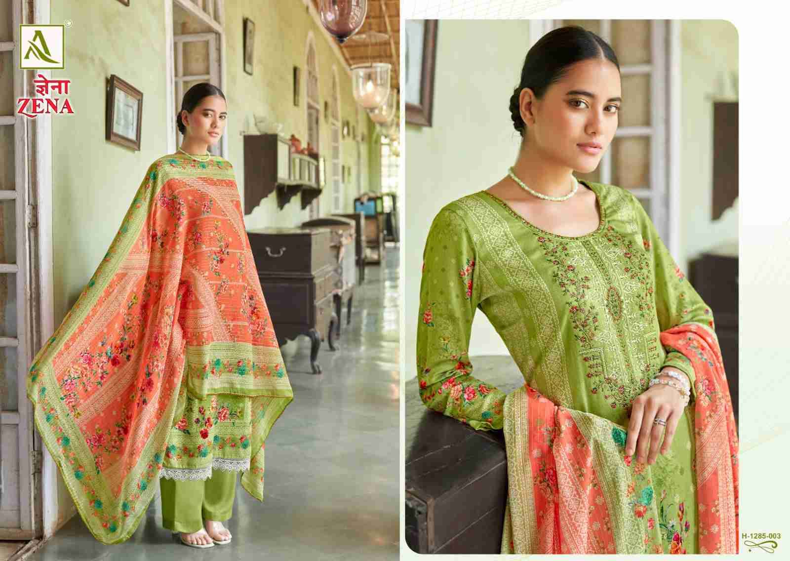Zena By Alok Suit 1285-001 To 1285-008 Series Beautiful Stylish Fancy Colorful Casual Wear & Ethnic Wear Collection Pure Jam Printed Dresses At Wholesale Price