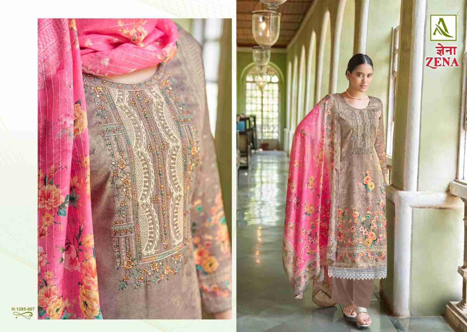 Zena By Alok Suit 1285-001 To 1285-008 Series Beautiful Stylish Fancy Colorful Casual Wear & Ethnic Wear Collection Pure Jam Printed Dresses At Wholesale Price