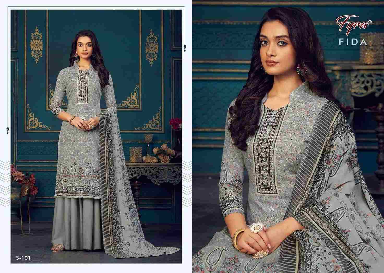 Fida By Fyra 101 To 110 Series Beautiful Stylish Fancy Colorful Casual Wear & Ethnic Wear Collection Pure Cotton Printed Dresses At Wholesale Price