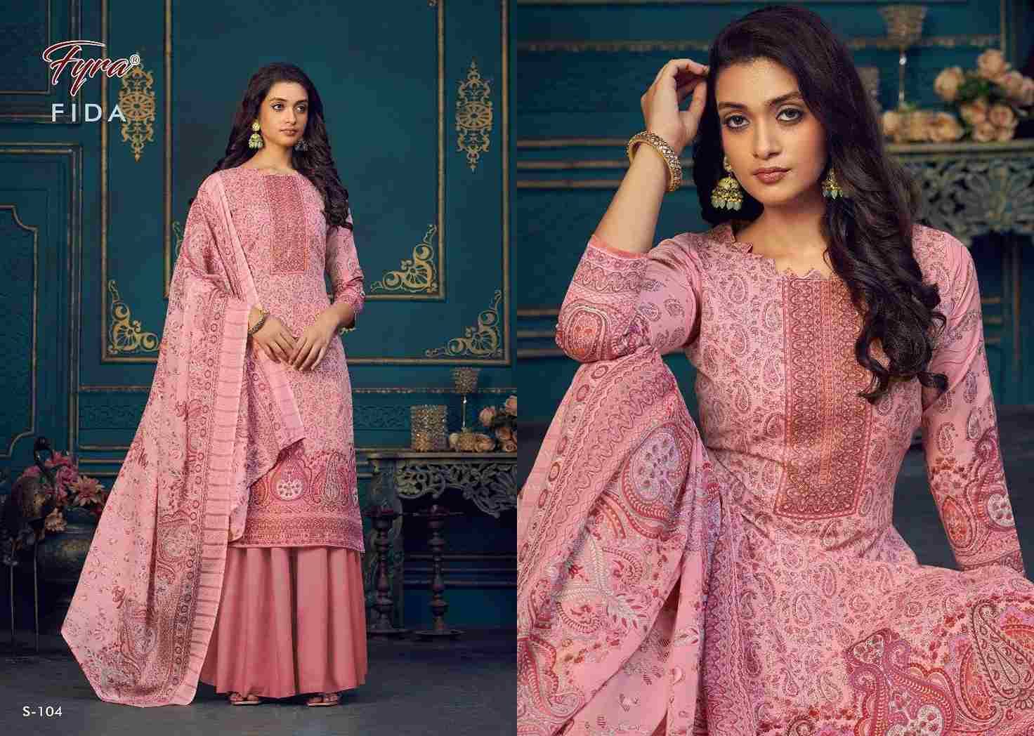 Fida By Fyra 101 To 110 Series Beautiful Stylish Fancy Colorful Casual Wear & Ethnic Wear Collection Pure Cotton Printed Dresses At Wholesale Price