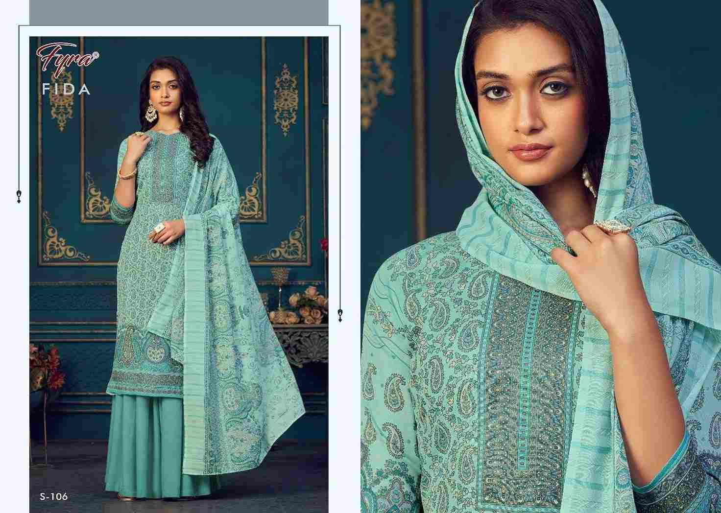 Fida By Fyra 101 To 110 Series Beautiful Stylish Fancy Colorful Casual Wear & Ethnic Wear Collection Pure Cotton Printed Dresses At Wholesale Price