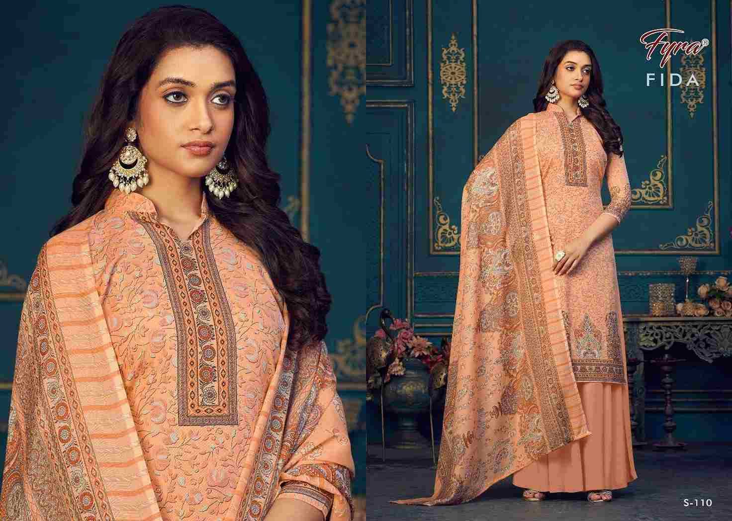 Fida By Fyra 101 To 110 Series Beautiful Stylish Fancy Colorful Casual Wear & Ethnic Wear Collection Pure Cotton Printed Dresses At Wholesale Price