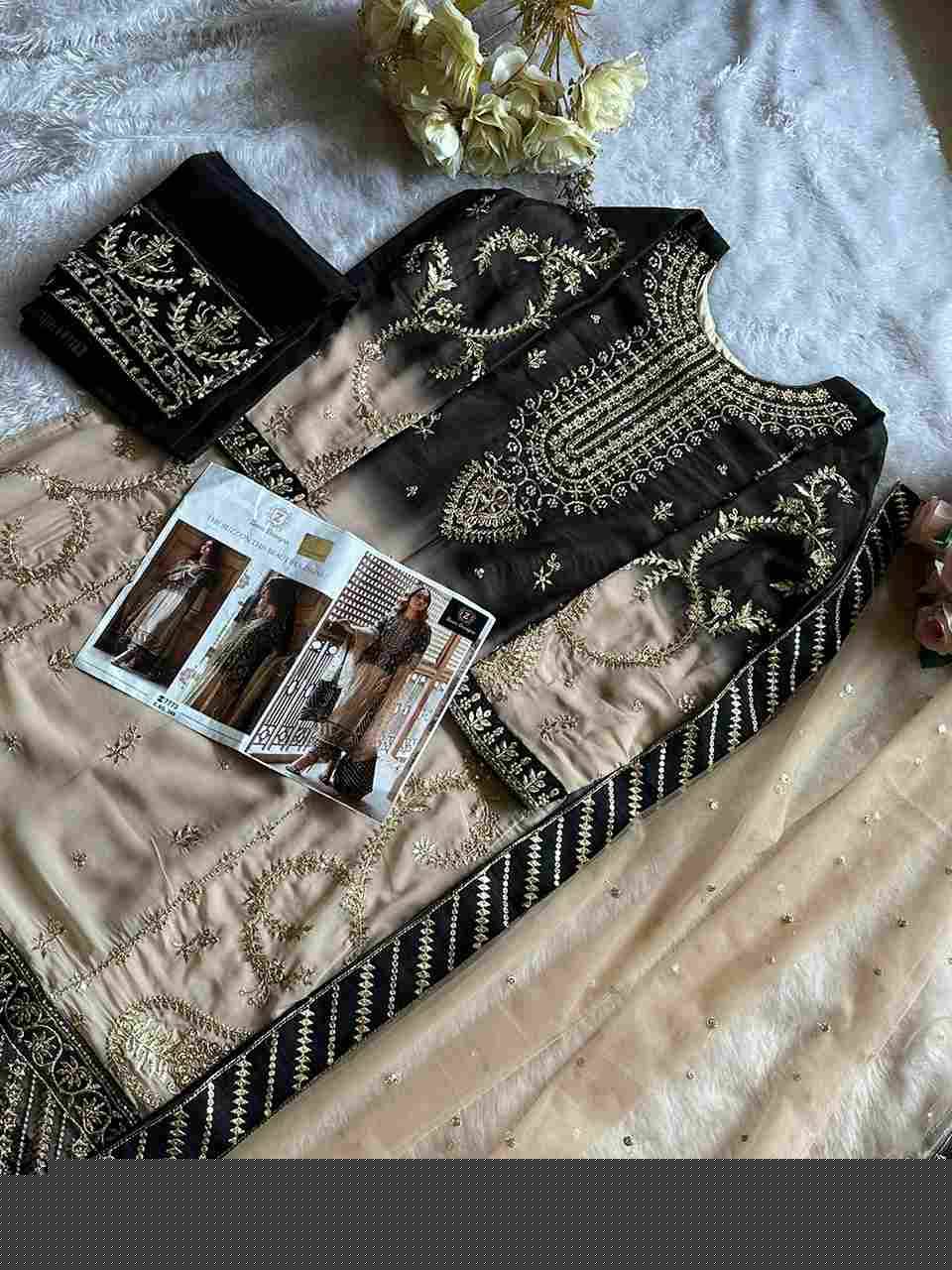 Ziaaz Designs Hit Design 399 By Ziaaz Designs Beautiful Stylish Pakistani Suits Fancy Colorful Casual Wear & Ethnic Wear & Ready To Wear Heavy Georgette Embroidered Dresses At Wholesale Price