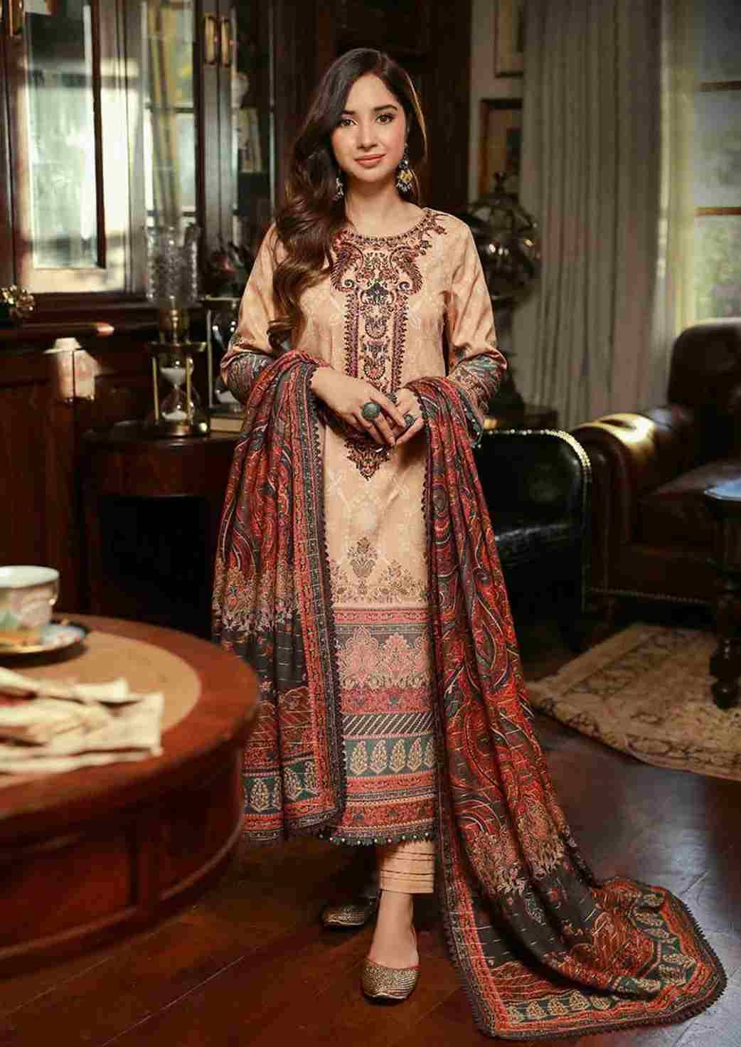 Ramsha By Hala 1001 To 1006 Series Beautiful Festive Suits Stylish Fancy Colorful Casual Wear & Ethnic Wear Pure Cotton Digital Print Dresses At Wholesale Price