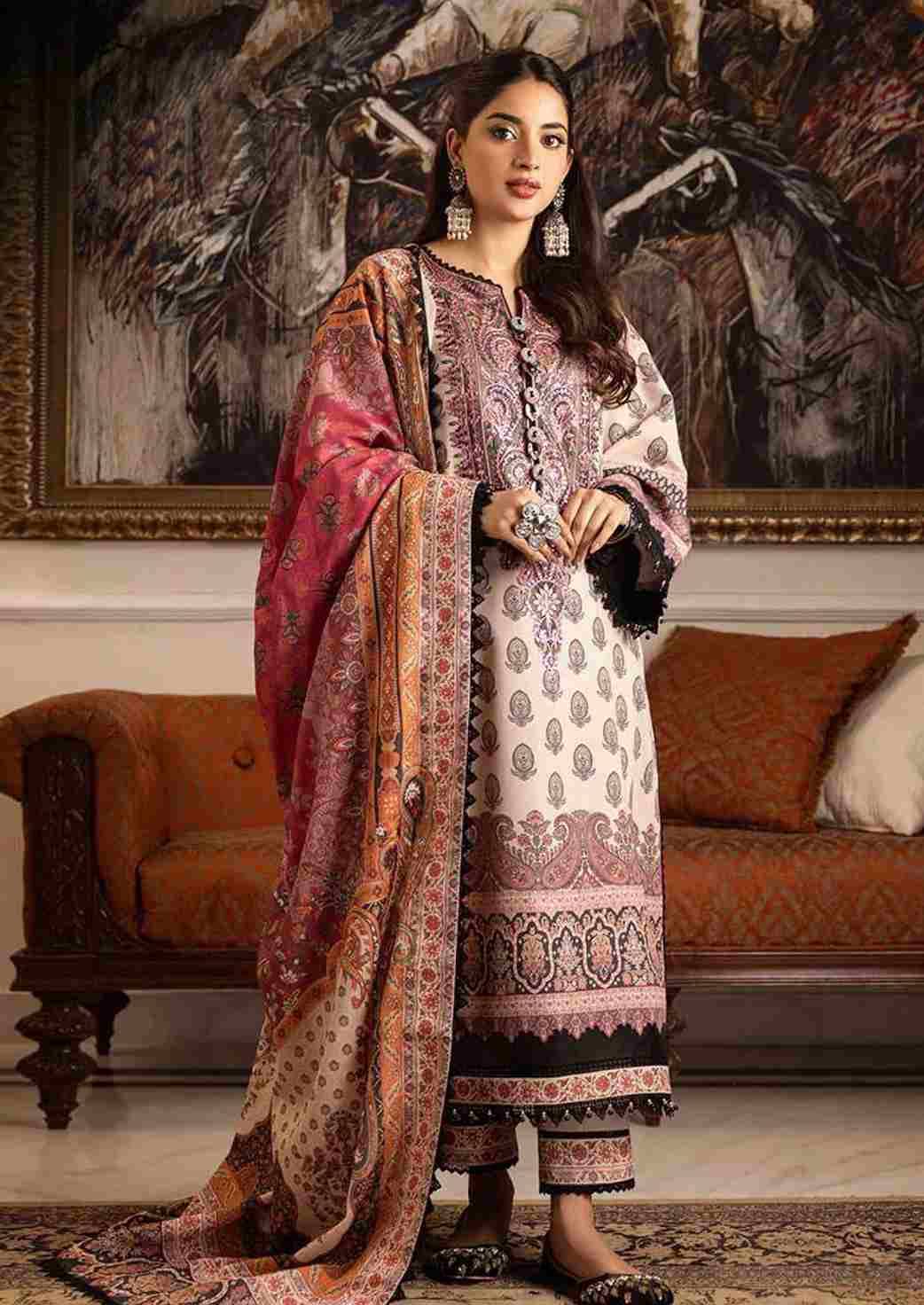 Ramsha By Hala 1001 To 1006 Series Beautiful Festive Suits Stylish Fancy Colorful Casual Wear & Ethnic Wear Pure Cotton Digital Print Dresses At Wholesale Price