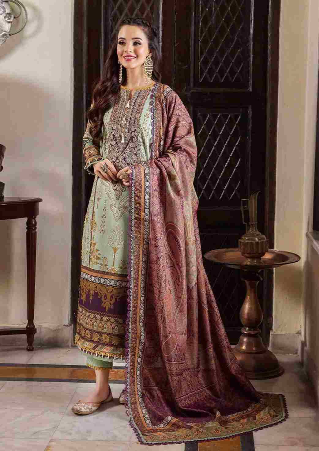 Ramsha By Hala 1001 To 1006 Series Beautiful Festive Suits Stylish Fancy Colorful Casual Wear & Ethnic Wear Pure Cotton Digital Print Dresses At Wholesale Price