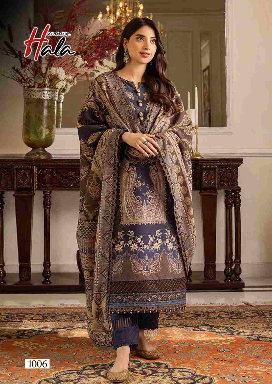 Ramsha By Hala 1001 To 1006 Series Beautiful Festive Suits Stylish Fancy Colorful Casual Wear & Ethnic Wear Pure Cotton Digital Print Dresses At Wholesale Price