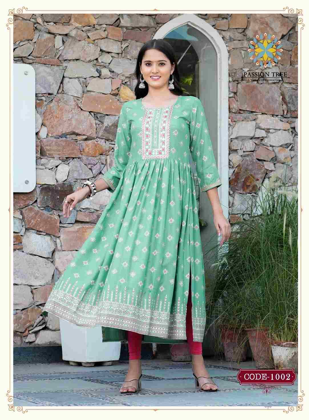 Fashion Bella Vol-1 By Passion Tree 1001 To 1008 Series Designer Festive Suits Collection Beautiful Stylish Fancy Colorful Party Wear & Occasional Wear Rayon Slub Kurtis At Wholesale Price