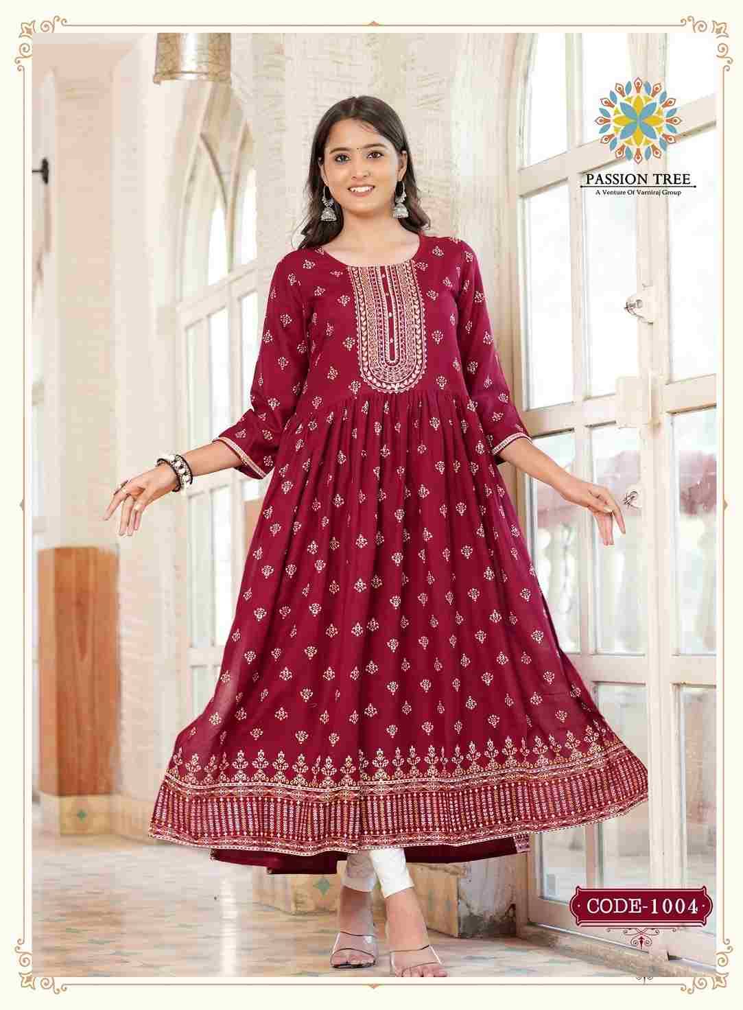 Fashion Bella Vol-1 By Passion Tree 1001 To 1008 Series Designer Festive Suits Collection Beautiful Stylish Fancy Colorful Party Wear & Occasional Wear Rayon Slub Kurtis At Wholesale Price