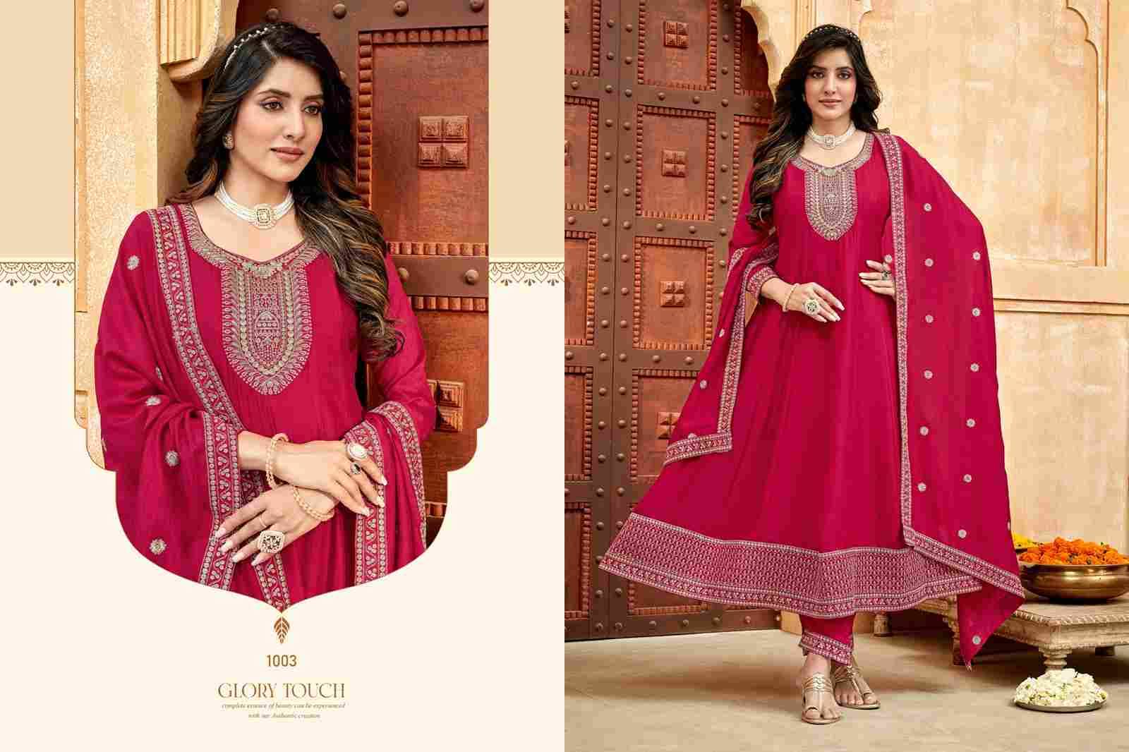 Sana By Khushi Fashion 1001 To 1005 Series Beautiful Summer Collection Suits Stylish Fancy Colorful Casual Wear & Ethnic Wear Vichitra Silk Dresses At Wholesale Price