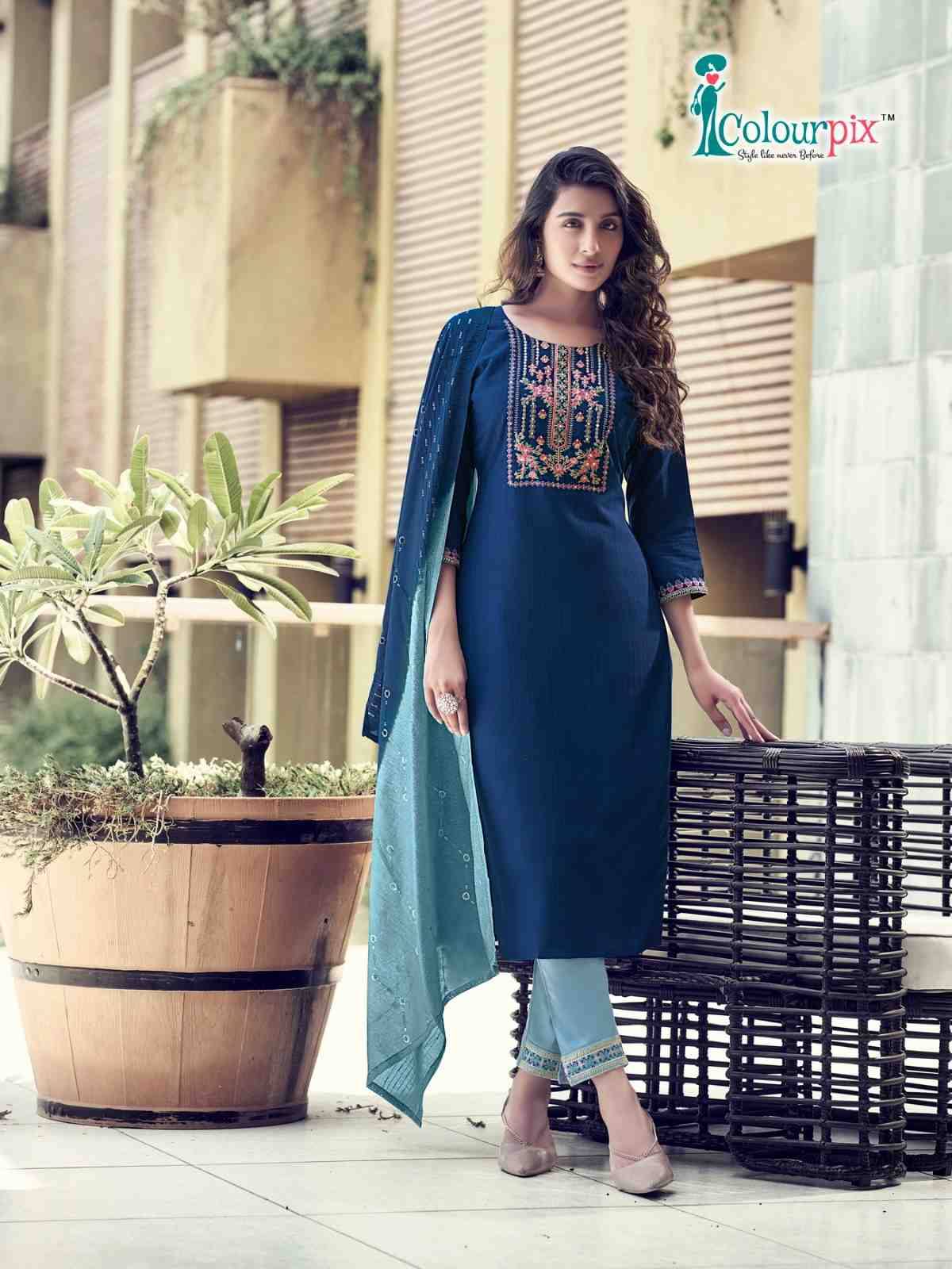 Saheli Vol-1 By Colourpix 1001 To 1006 Series Beautiful Stylish Festive Suits Fancy Colorful Casual Wear & Ethnic Wear & Ready To Wear Pure Viscose Dresses At Wholesale Price