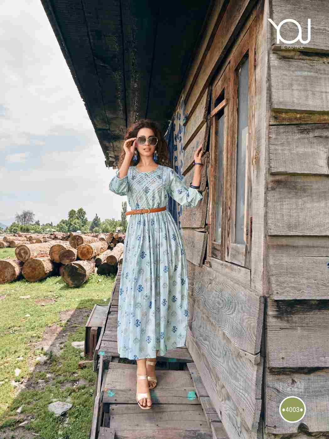 Muskaan By You 4001 To 4006 Series Beautiful Stylish Fancy Colorful Casual Wear & Ethnic Wear Pure Mal Cotton Print Gowns At Wholesale Price