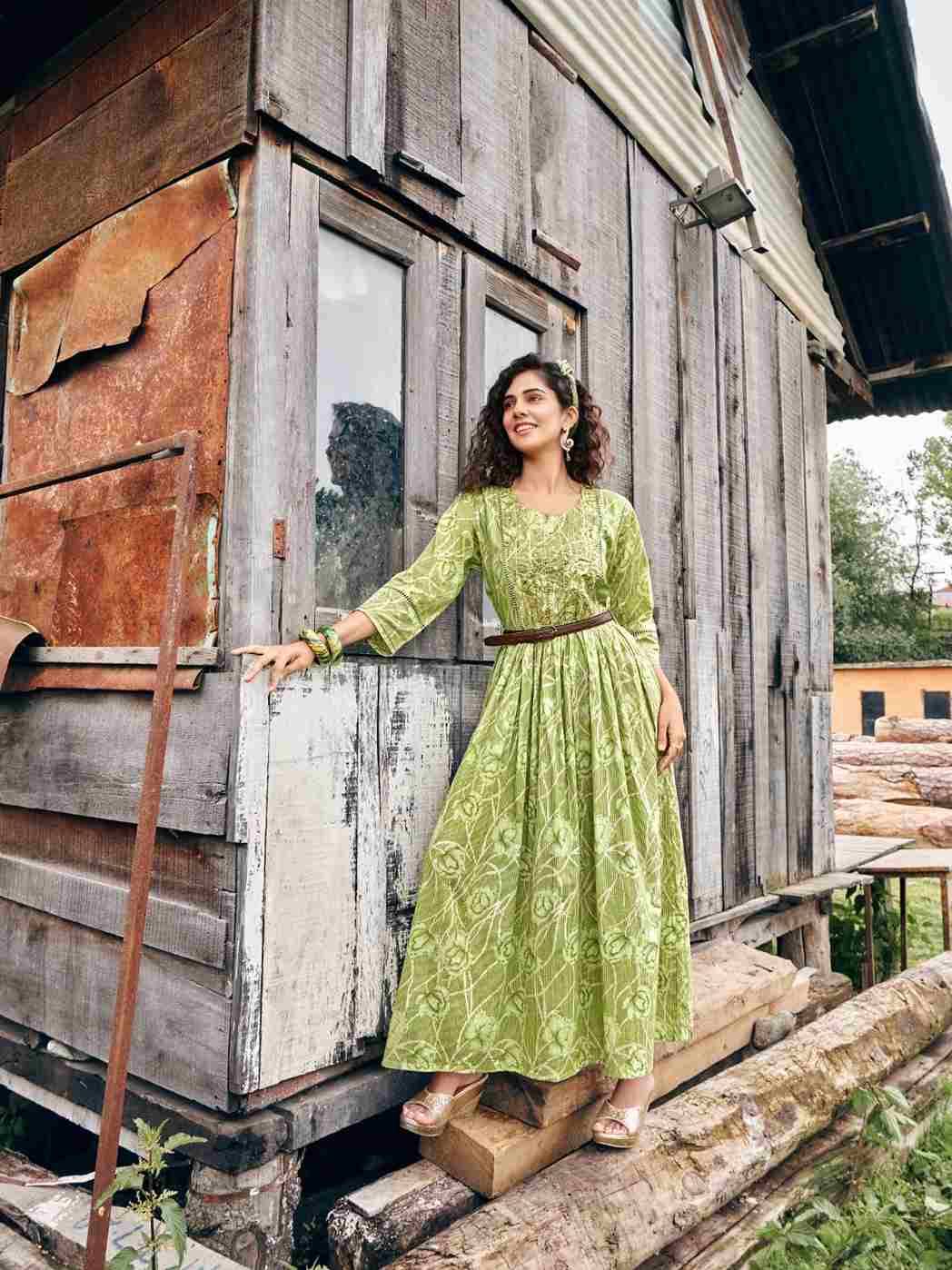 Muskaan By You 4001 To 4006 Series Beautiful Stylish Fancy Colorful Casual Wear & Ethnic Wear Pure Mal Cotton Print Gowns At Wholesale Price
