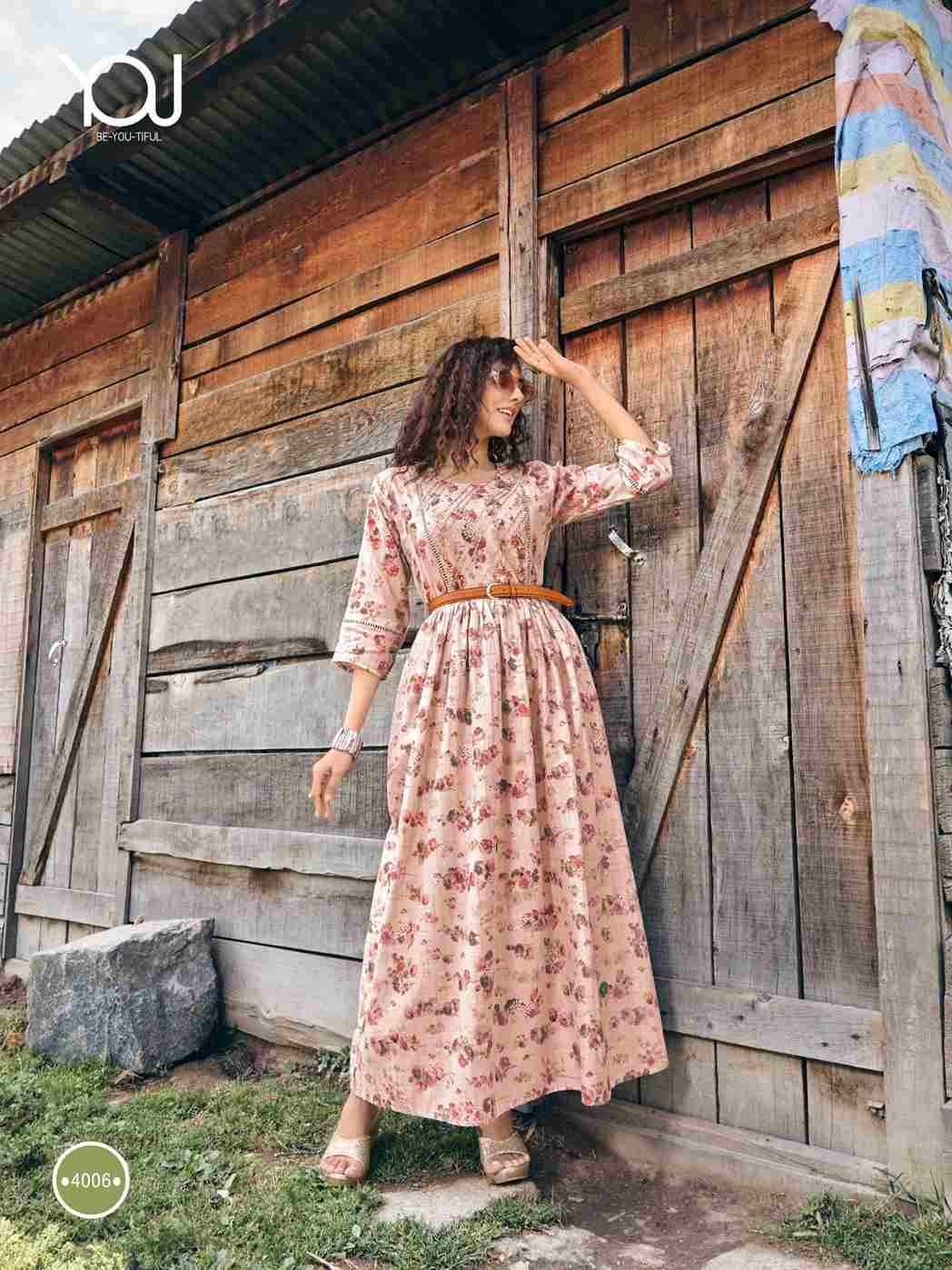 Muskaan By You 4001 To 4006 Series Beautiful Stylish Fancy Colorful Casual Wear & Ethnic Wear Pure Mal Cotton Print Gowns At Wholesale Price