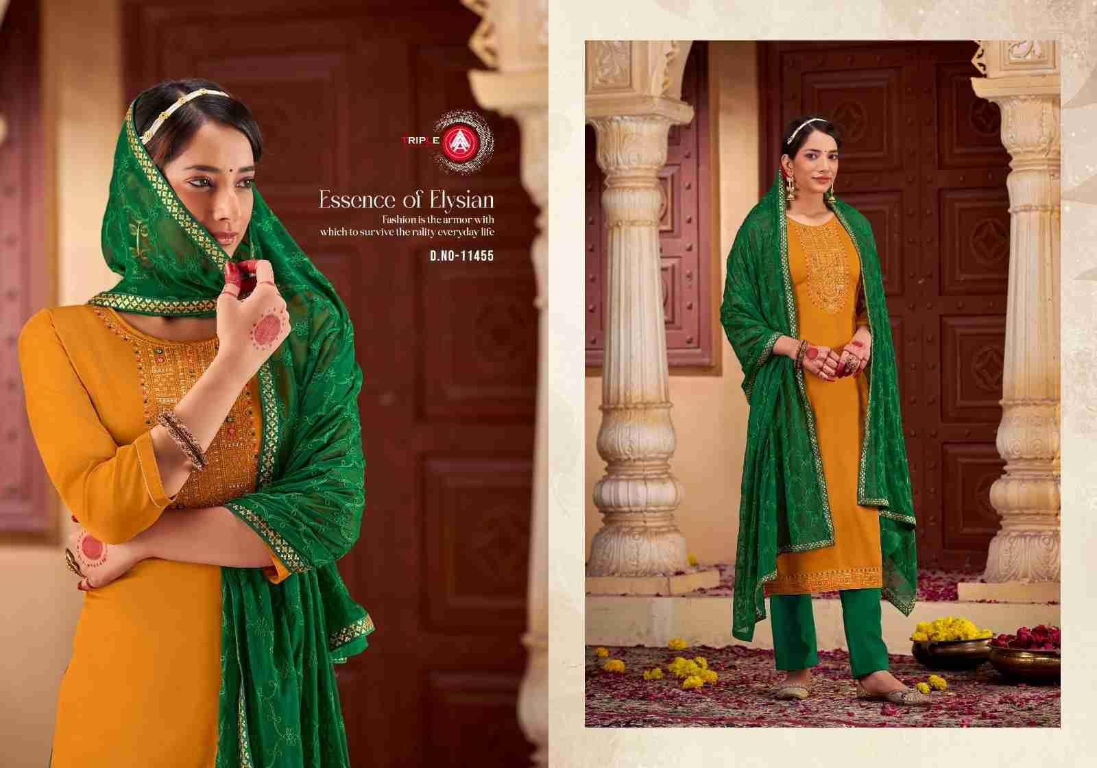 Noopur By Triple AAA 11451 To 11456 Series Beautiful Pakistani Suits Colorful Stylish Fancy Casual Wear & Ethnic Wear Pure Jam Cotton Dresses At Wholesale Price