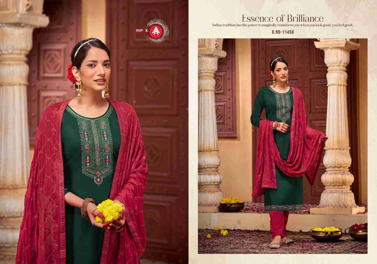 Noopur By Triple AAA 11451 To 11456 Series Beautiful Pakistani Suits Colorful Stylish Fancy Casual Wear & Ethnic Wear Pure Jam Cotton Dresses At Wholesale Price