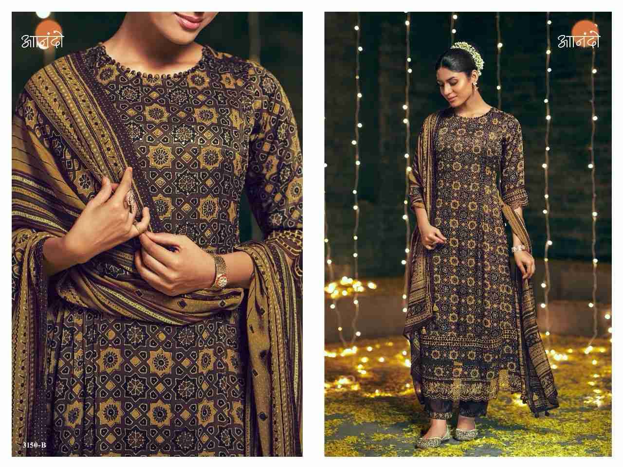 Sofiana-3150 By Anando 3150-A To 3150-B Series Designer Pakistani Suits Beautiful Stylish Fancy Colorful Party Wear & Occasional Wear Pure Modal Silk Dresses At Wholesale Price