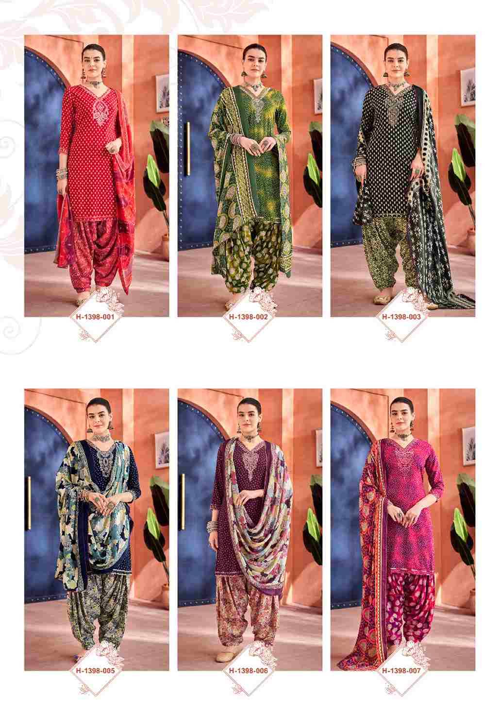 Patiala E Gold By Alok Suit 1398-001 To 1398-008 Series Beautiful Patiala Suits Colorful Stylish Fancy Casual Wear & Ethnic Wear Pure Viscose Rayon Dresses At Wholesale Price