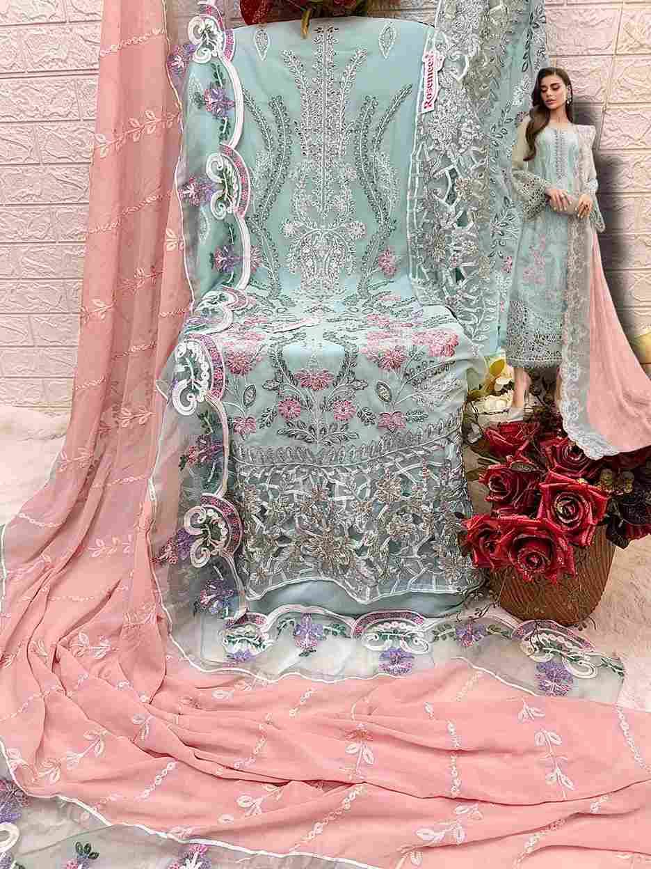 Fepic Hit Design 1707 By Fepic Beautiful Pakistani Suits Colorful Stylish Fancy Casual Wear Pure Georgette Embroidered Dresses At Wholesale Price