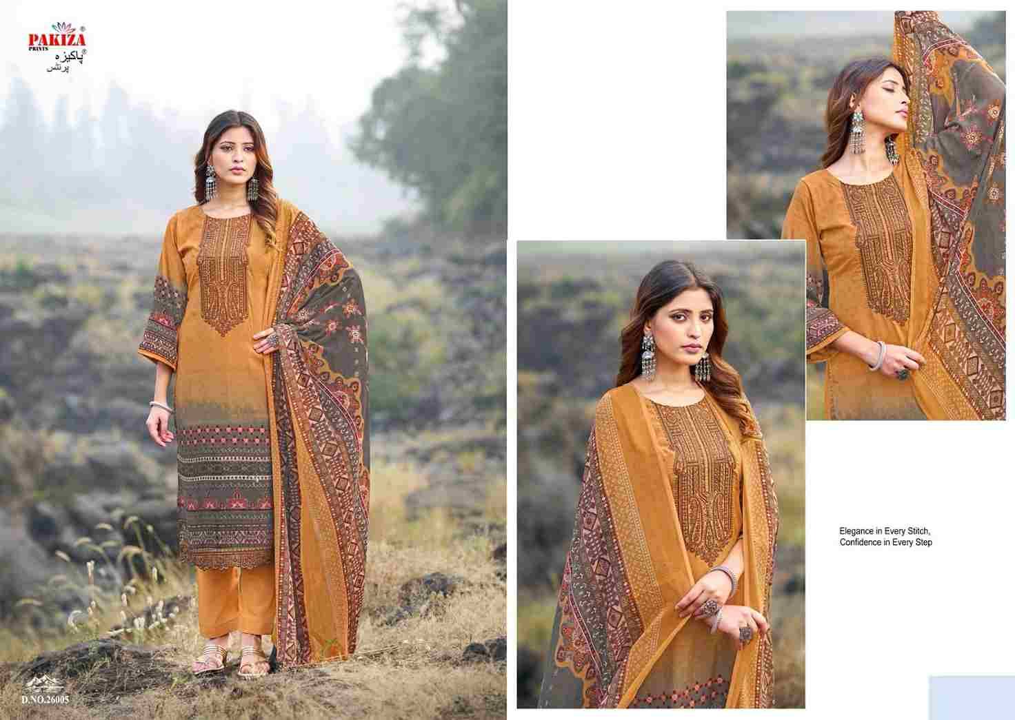 Gulnaz Vol-26 By Pakiza Prints 26001 To 26010 Series Beautiful Festive Suits Stylish Fancy Colorful Casual Wear & Ethnic Wear Royal Crepe Print Dresses At Wholesale Price