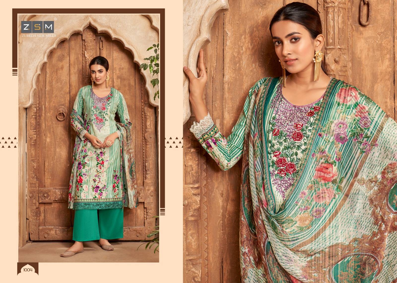 Maheen By Zsm 1001 To 1006 Series Beautiful Suits Colorful Stylish Fancy Casual Wear & Ethnic Wear Pure Lawn Cotton Printed Dresses At Wholesale Price