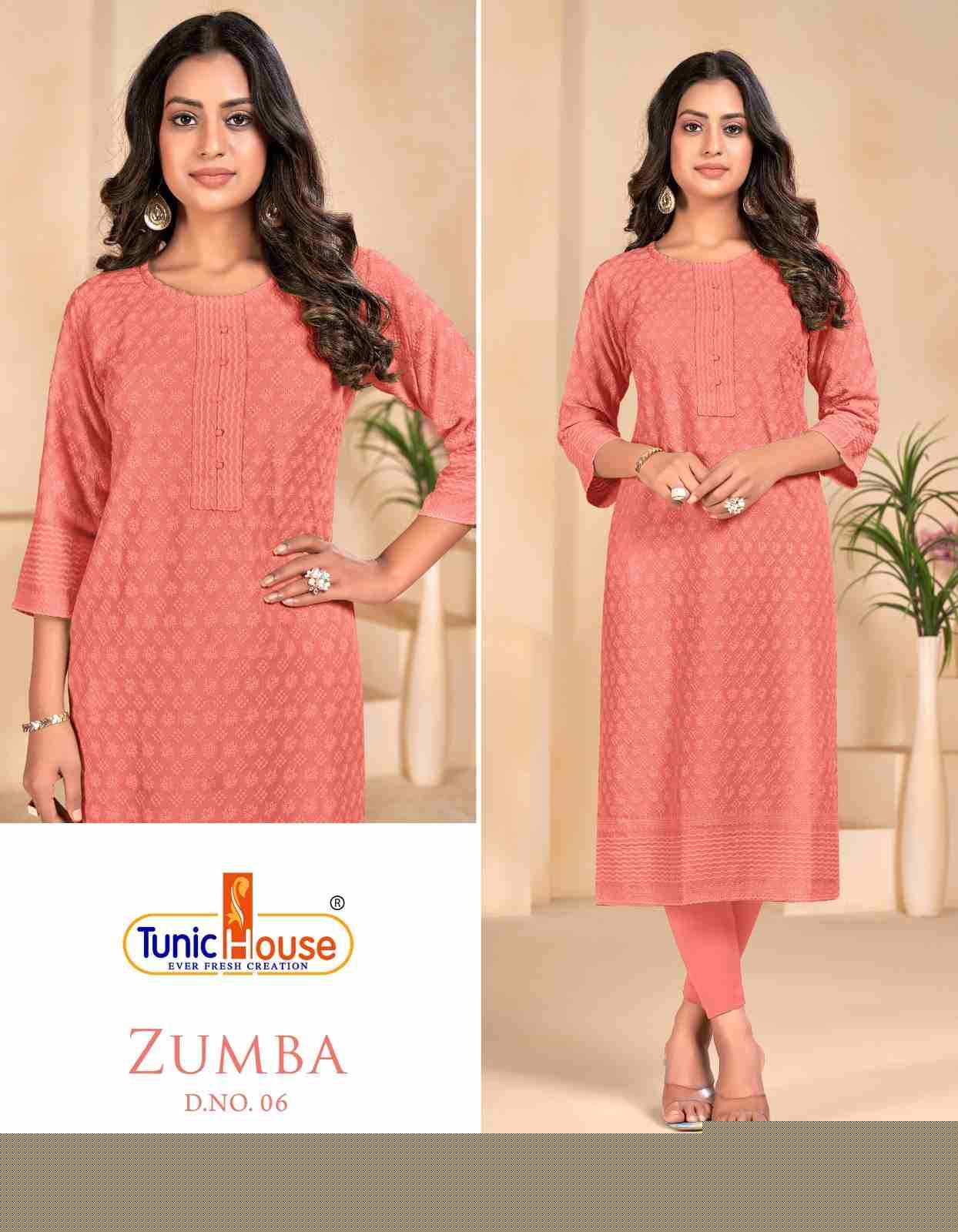 Zumba By Tunic House 01 To 15 Series Designer Stylish Fancy Colorful Beautiful Party Wear & Ethnic Wear Collection Viscose Rayon Kurtis At Wholesale Price