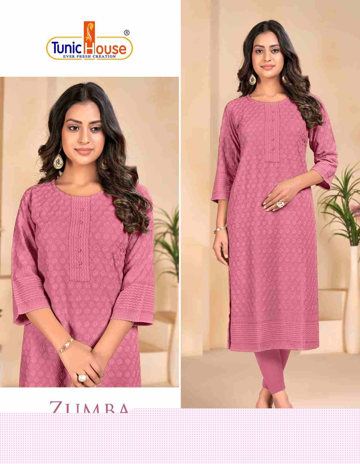 Zumba By Tunic House 01 To 15 Series Designer Stylish Fancy Colorful Beautiful Party Wear & Ethnic Wear Collection Viscose Rayon Kurtis At Wholesale Price